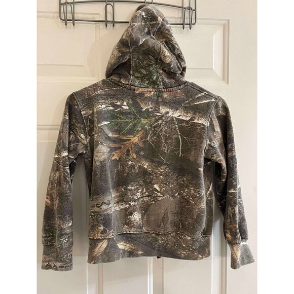 Rustic Ridge Boys Camouflage Camo Zip Up Hoodie M 10-12 - Picture 2 of 6